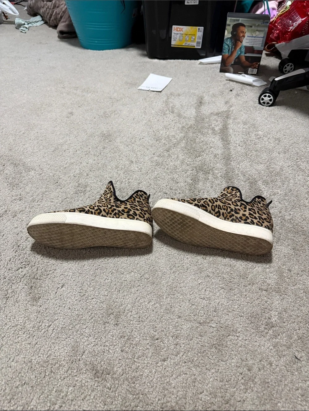 Women’s  Leopard Print Slip-On Sneakers - Tan/Black Steve Madden